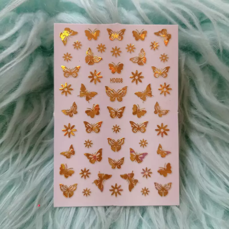 Calcomanía dorada (HD008)