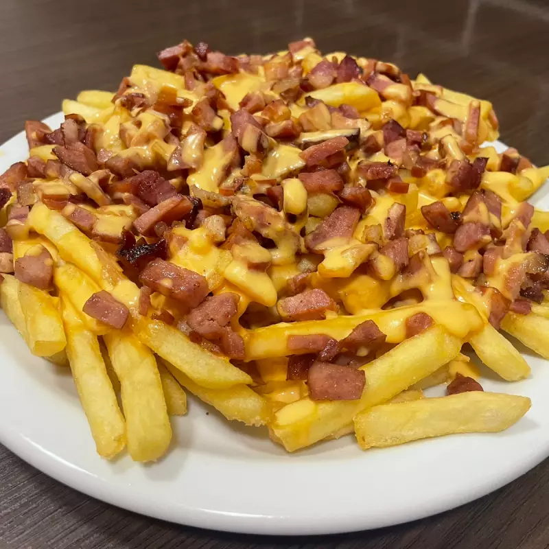Fritas Cheeder e Bacon