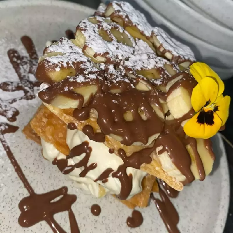 Milhoja nutella con banano