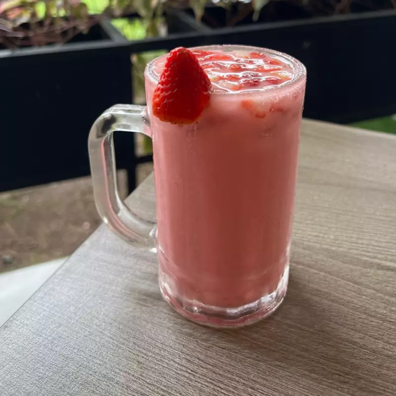 Agua fresca de Fresa