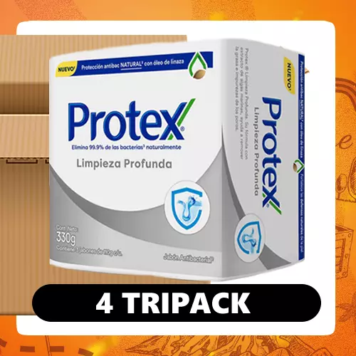 Docena Protex Jabón Limpieza Act110g
