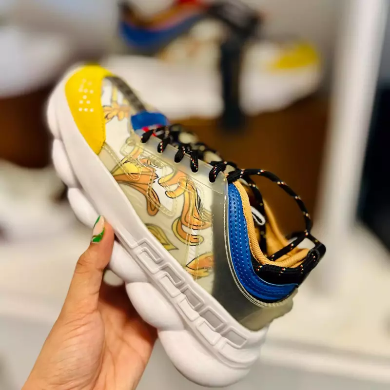 TENIS VERSACE CHAIN REACTION YELLOW