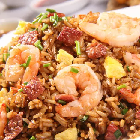 Chaufa con Langostinos