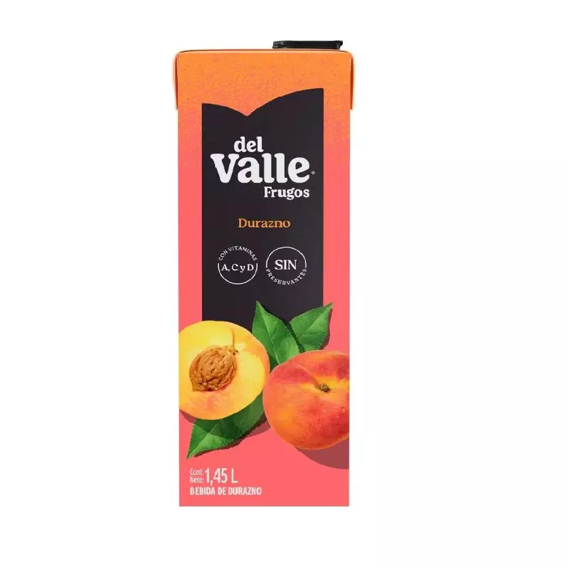FRUGOS DEL VALLE CAJA DURAZNO 1.45LT