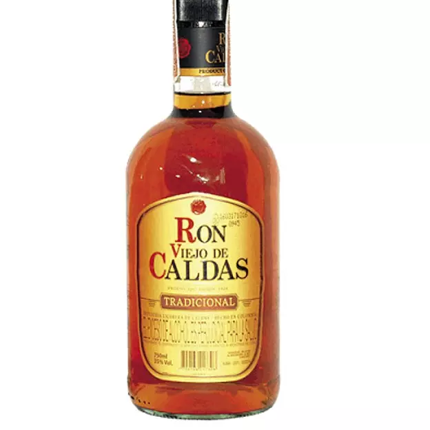 Botella Ron Viejo de Caldas