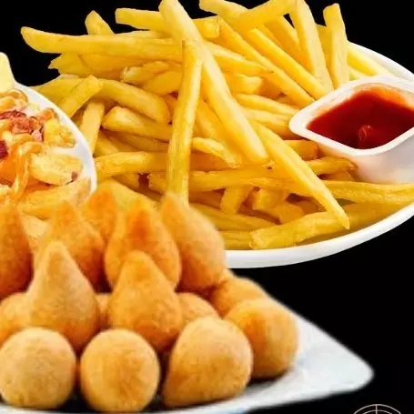 40 Mini Salgados e Batata M 🍟