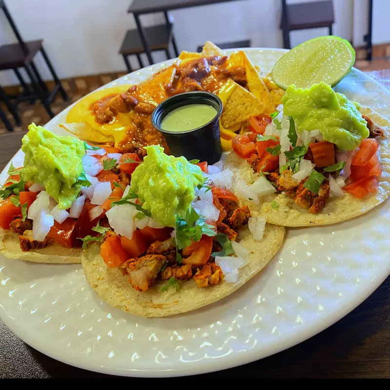 Tacos con adobado