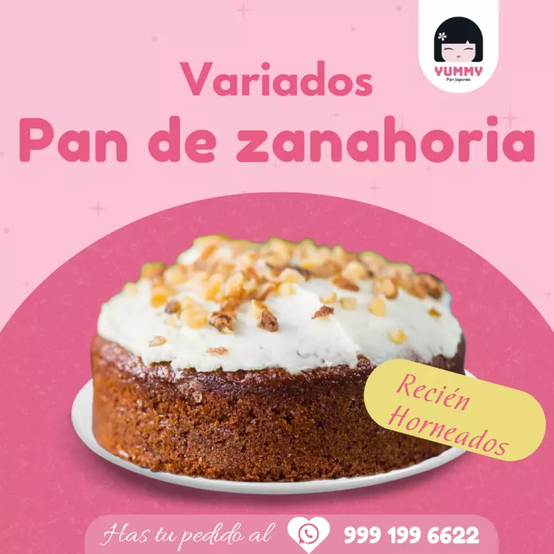Pan de zanahoria