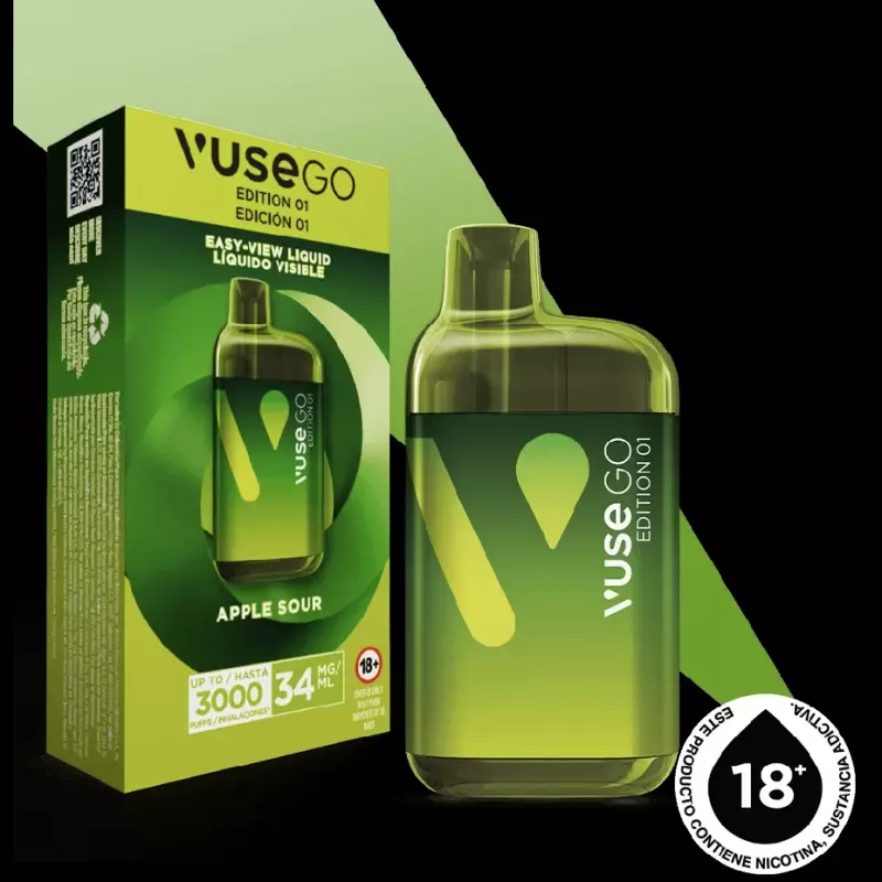 APPLE SOUR (3.000 PUFFS VUSE GO)