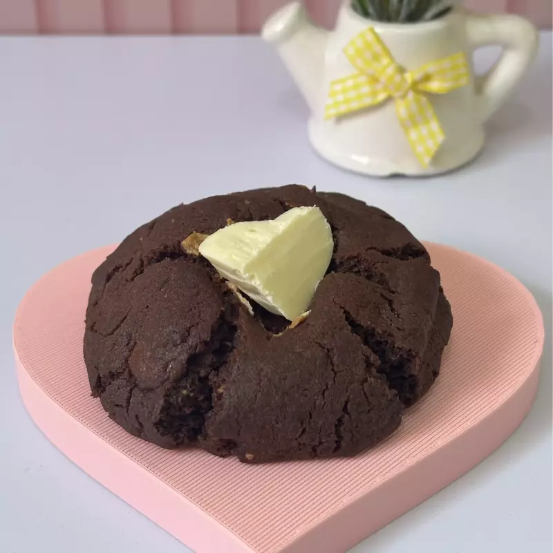 Cookie de chocolate branco