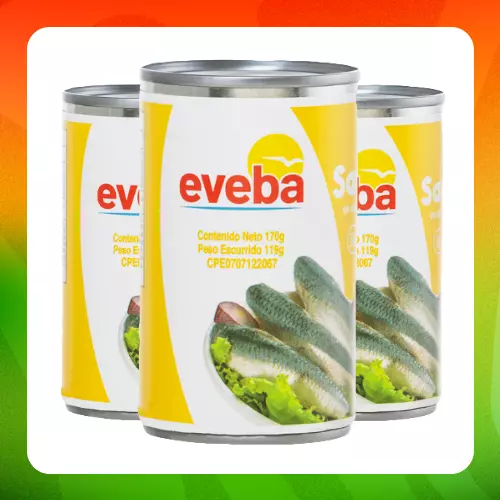 Bulto Eveba Sardina Natural 170g