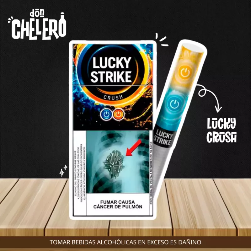 LUCKY STRIKE CRUSH (NARANJA) X10 U