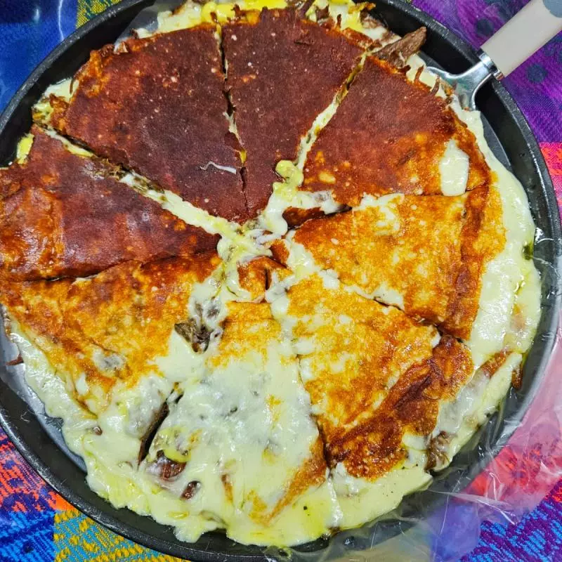 Quesadilla queso fundido 8 slice