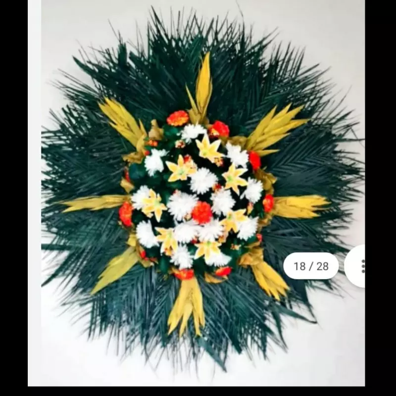 COROA DE FLORES