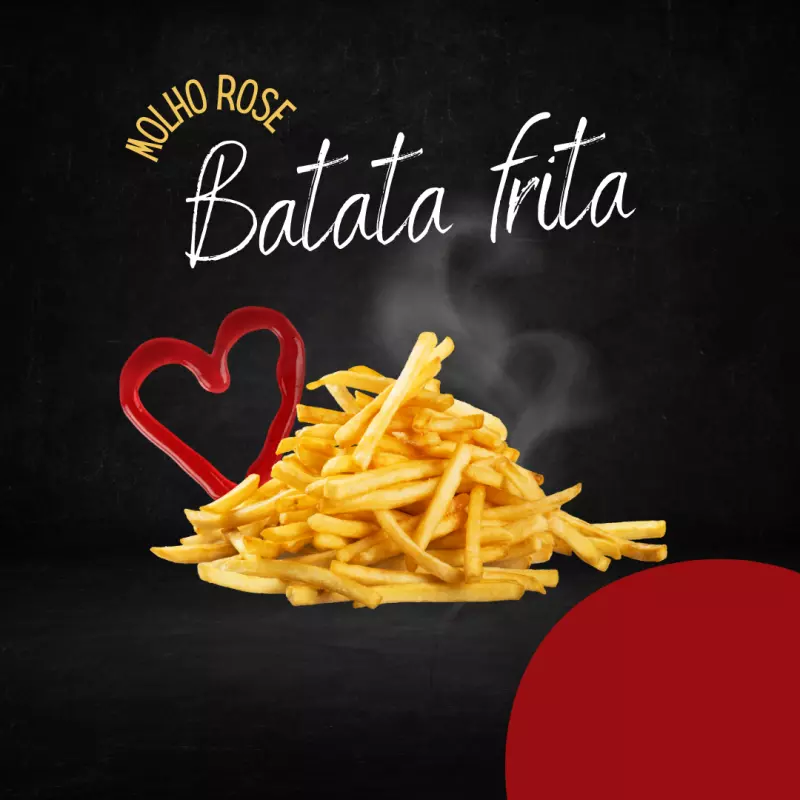 Batata Frita C/ Molho Rose