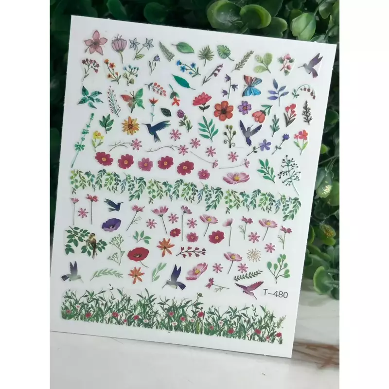 Cartela Adesivo T-480