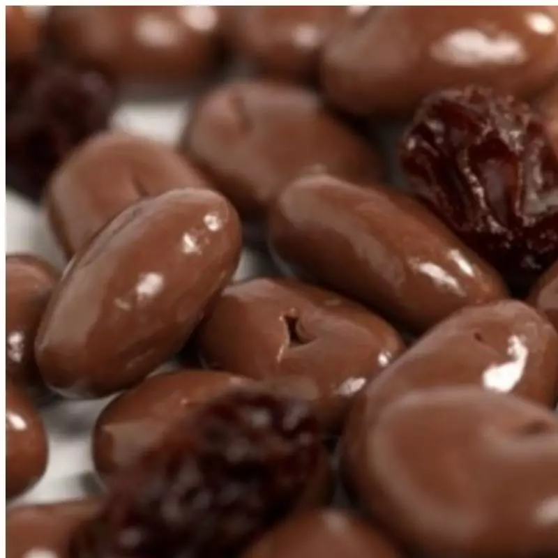 Pasas al ron chocolate
