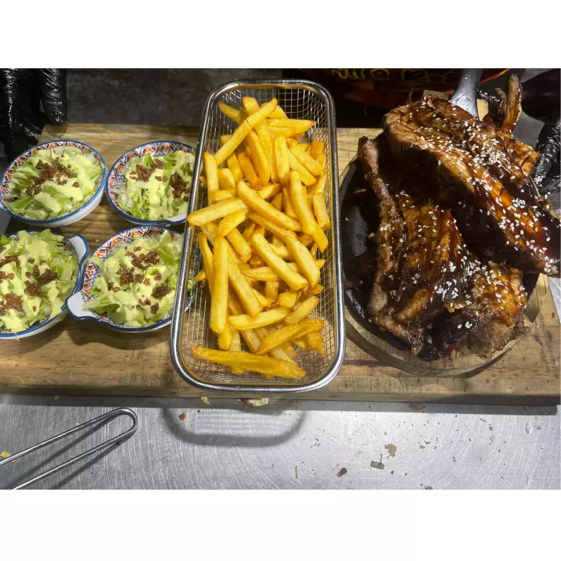 RACION DE COSTILLAS BBQ
