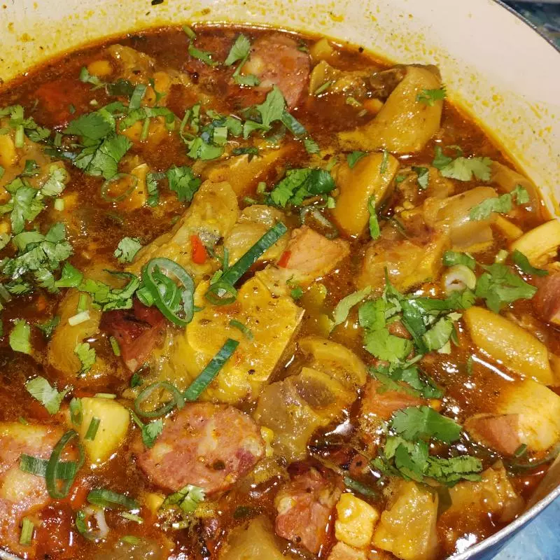 Mocotó bovino c/Bacon e calabresa