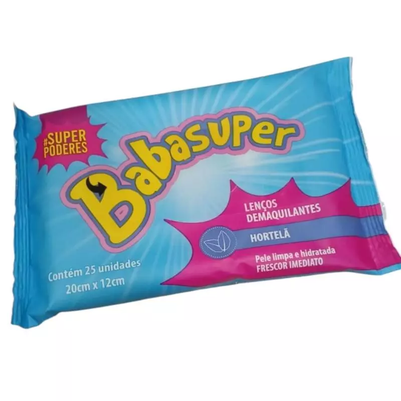 LENÇO BABASUPER HORTELÃ 25Uni