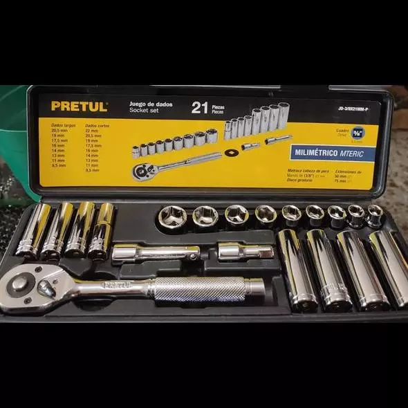 🧰Juego ratchet+copas 21 piezas🧰