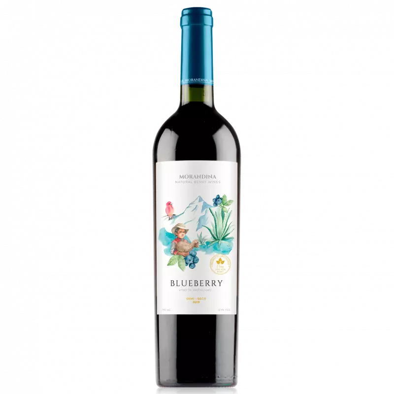 Vino de Arándano Azul -Morandina - 750 MIL