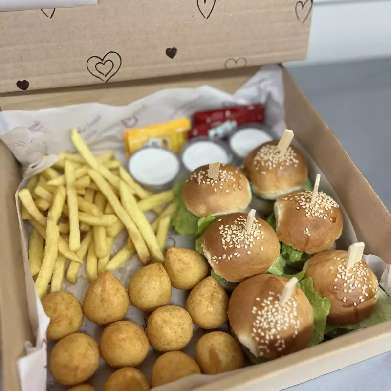 Box Mini Burguer Premium