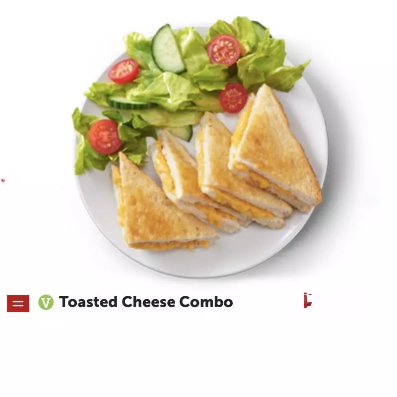 Kids toasted cheese