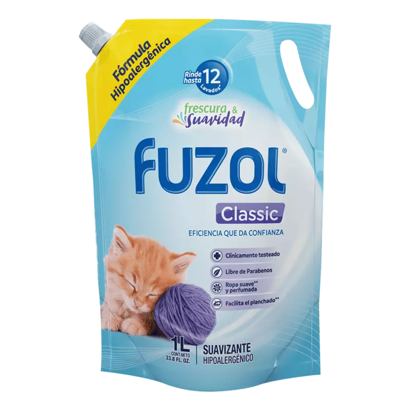 Suavizante fuzol Classic 1 litro