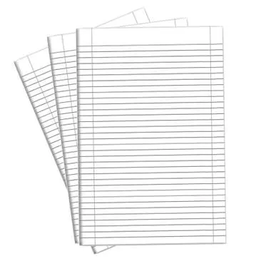 Papel Almaço Com Pauta