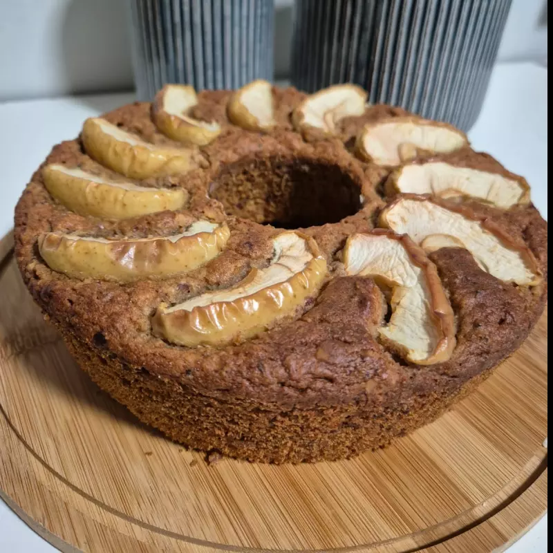 Bolo de Maçã Sem Açúcar