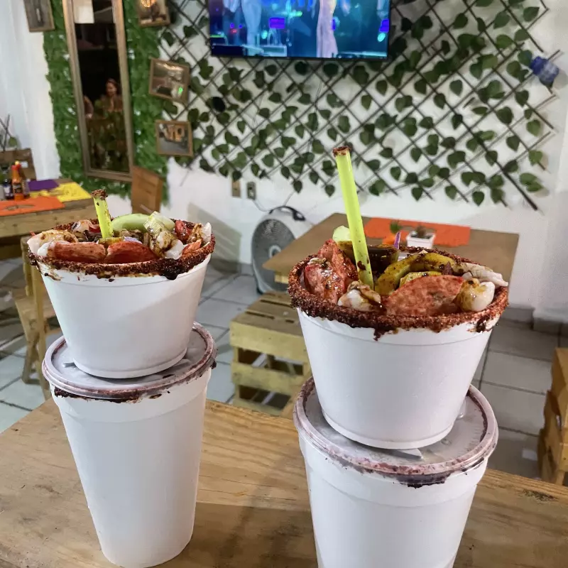 Michelada con Aguachile