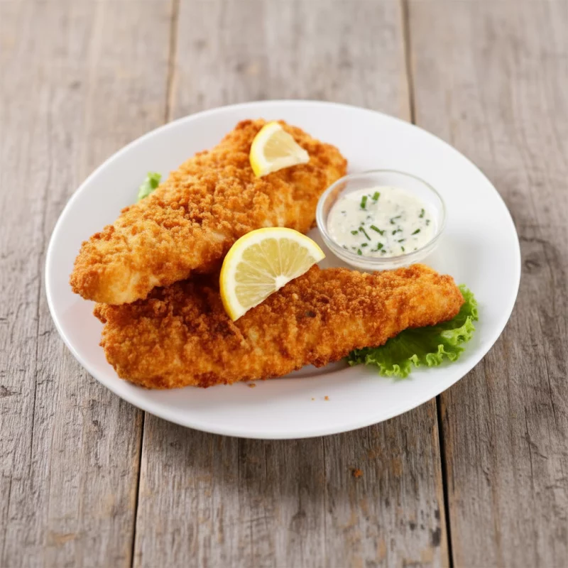 File de peixe empanado