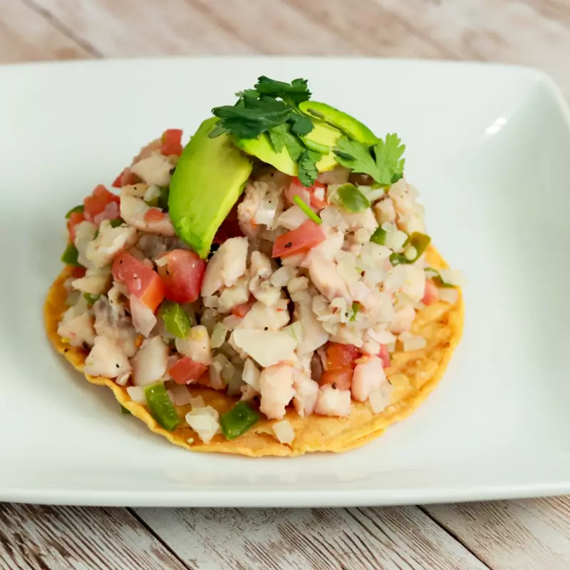 Tostada de Ceviche