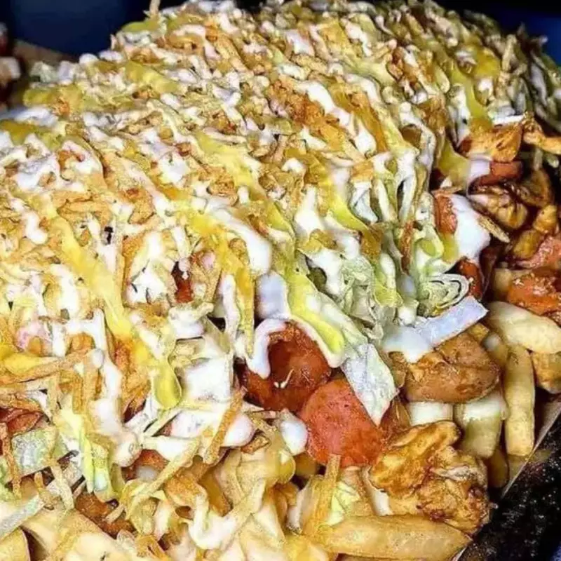 Salchipapa Mixta 🤤