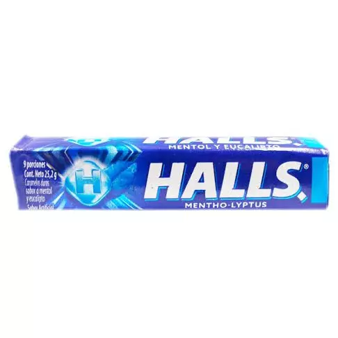 HALLS BARRA MENTOL