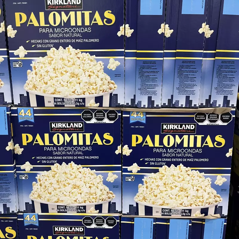 Palomitas Naturales Kirkland 44 pzas