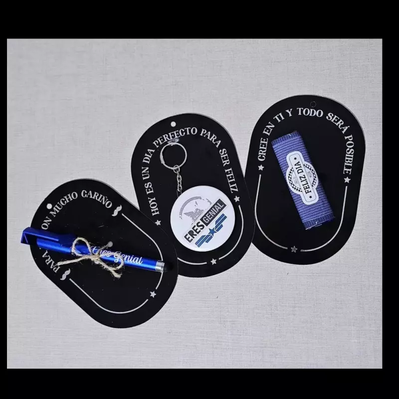 Tarjeta flor negra padre