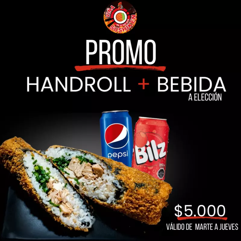 HANDROLL+BEBIDA