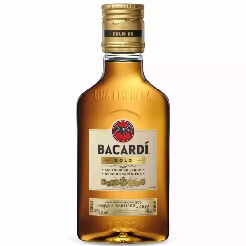 BACARDÍ CARTA ORO 200 ML