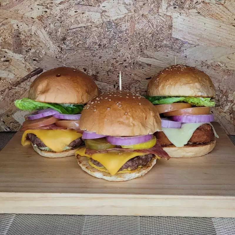 La Triada Combo (3 mini burgers)