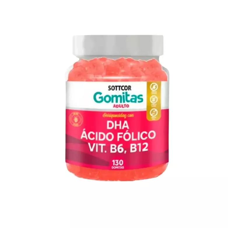 Gomitas con DHA Ácido Fólico + Vit.