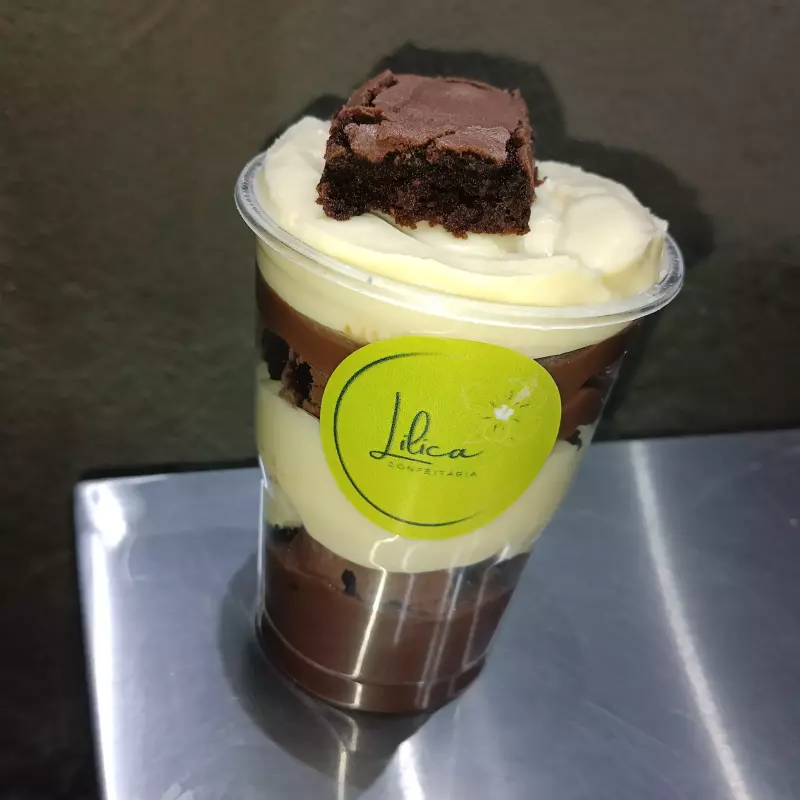 Copo Duo com Brownie