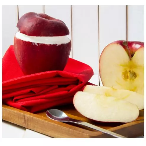 Helado de Manzana en su Cascara
