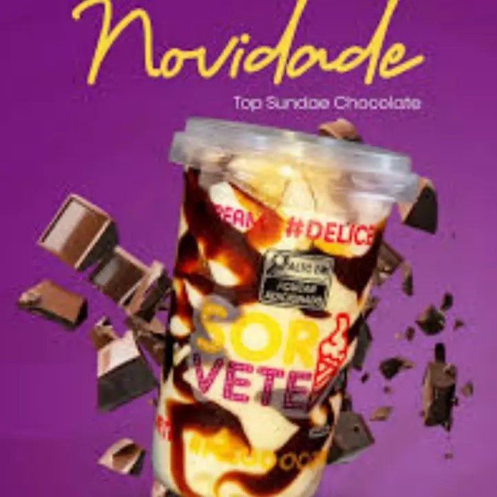Sorvete Big Sundae Chocolate 145g