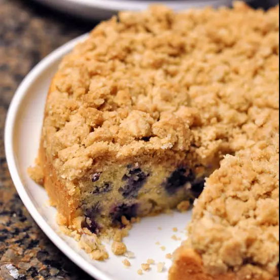 Queque boronoso de blueberries