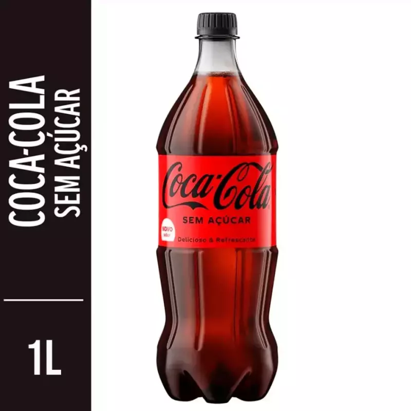 Coca Cola Zero Açúcar 1L