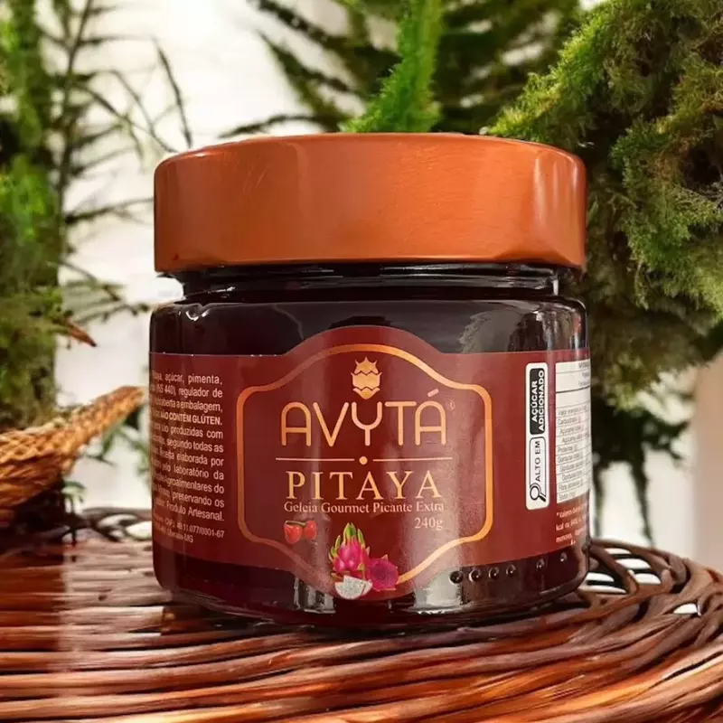 Geleia gourmet picante sabor pitaya