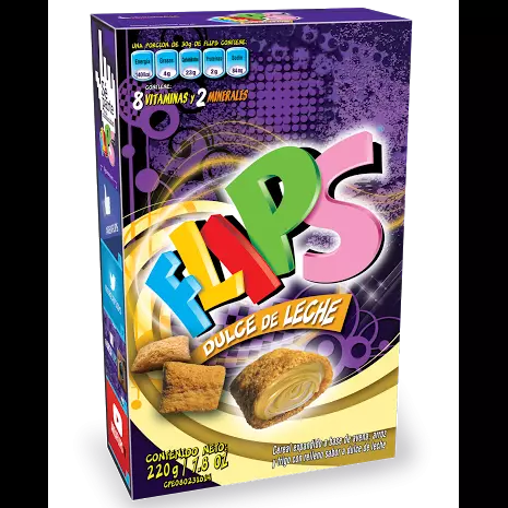 Flips Dulce de Leche (Caja) 220g