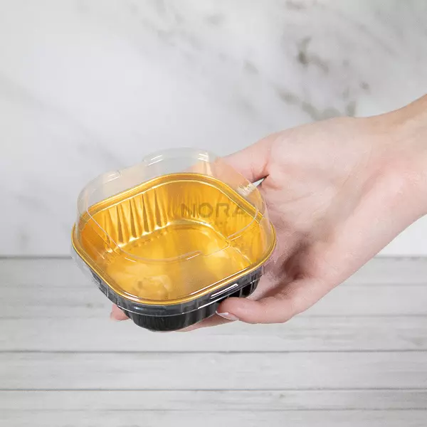 Aluminio Cuadrado Negro 125ml